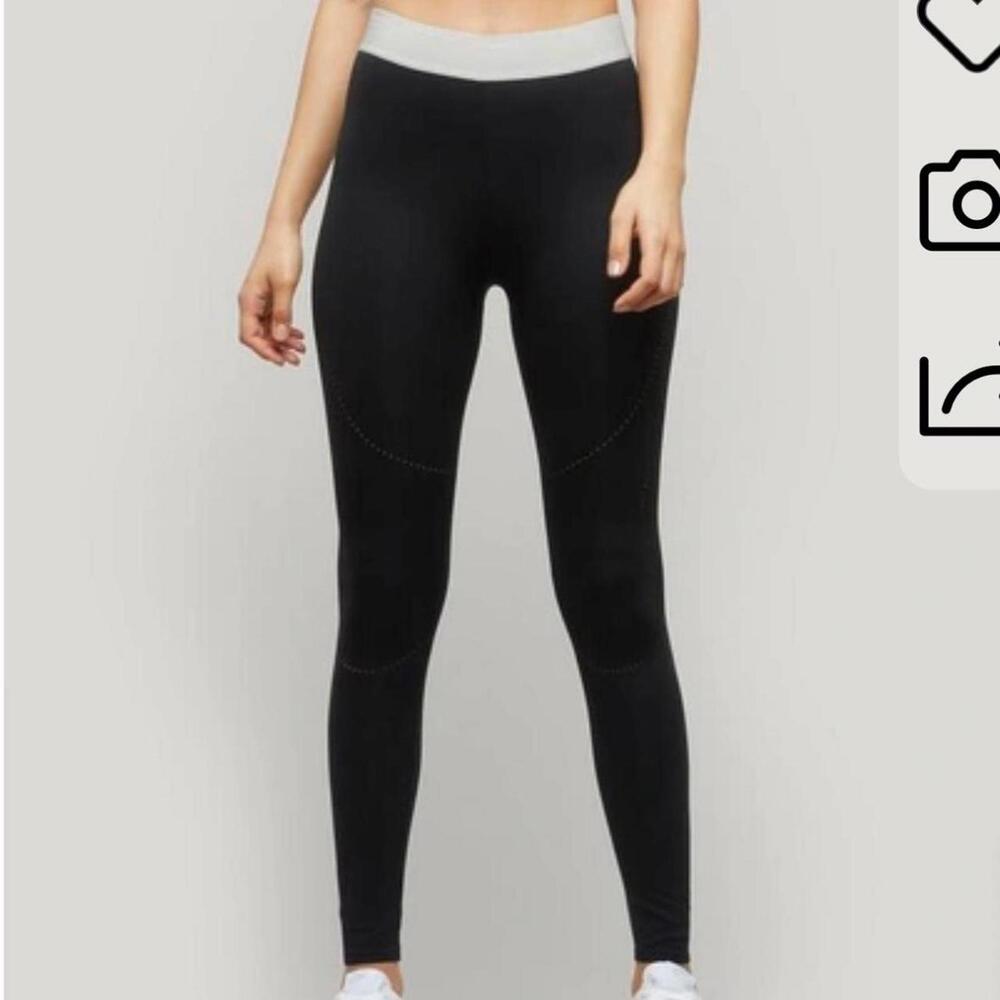 Charli Cohen designer black high waisted leggings activewear yoga pants size S